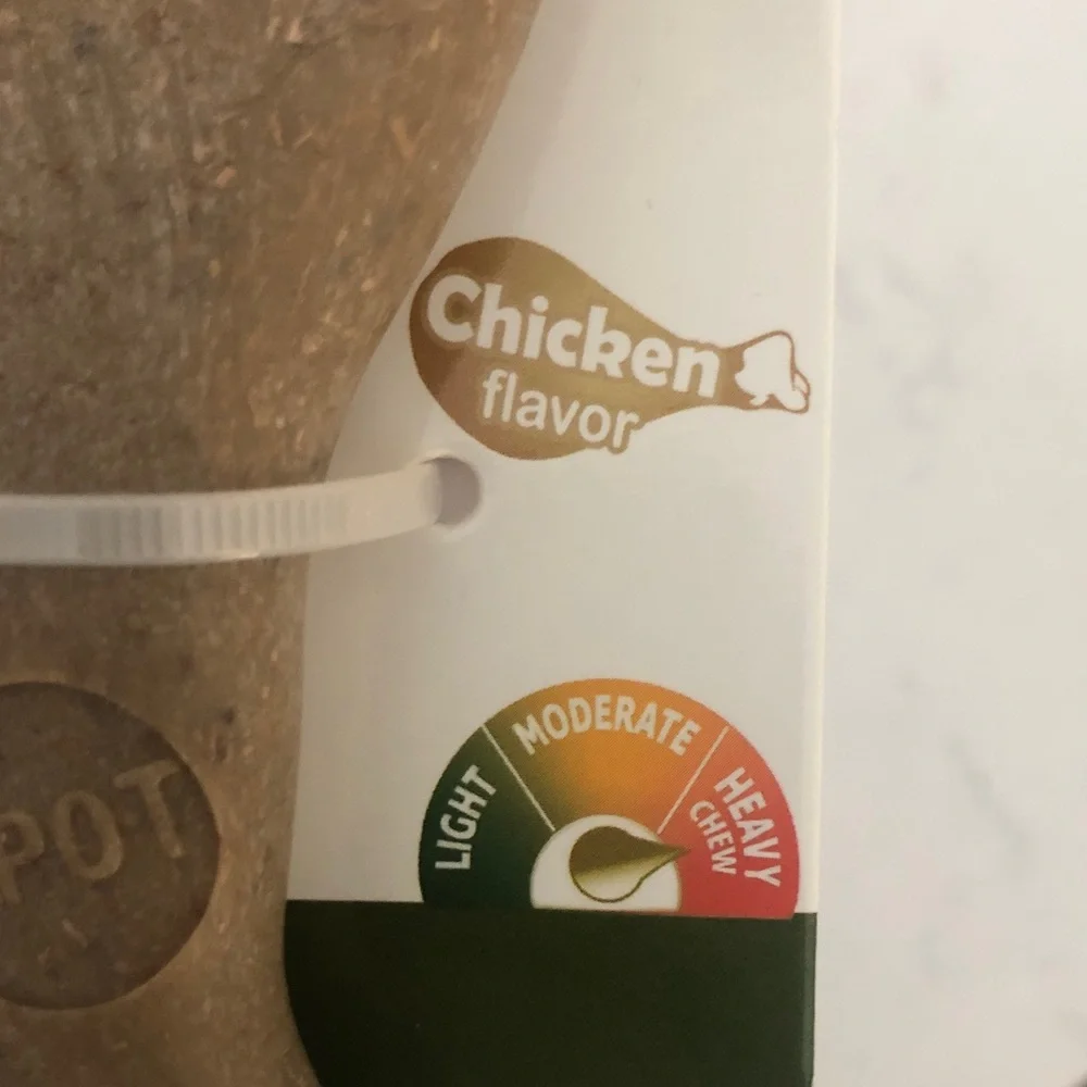 Chicken Flavor Chew Toy for Dogs - Brown